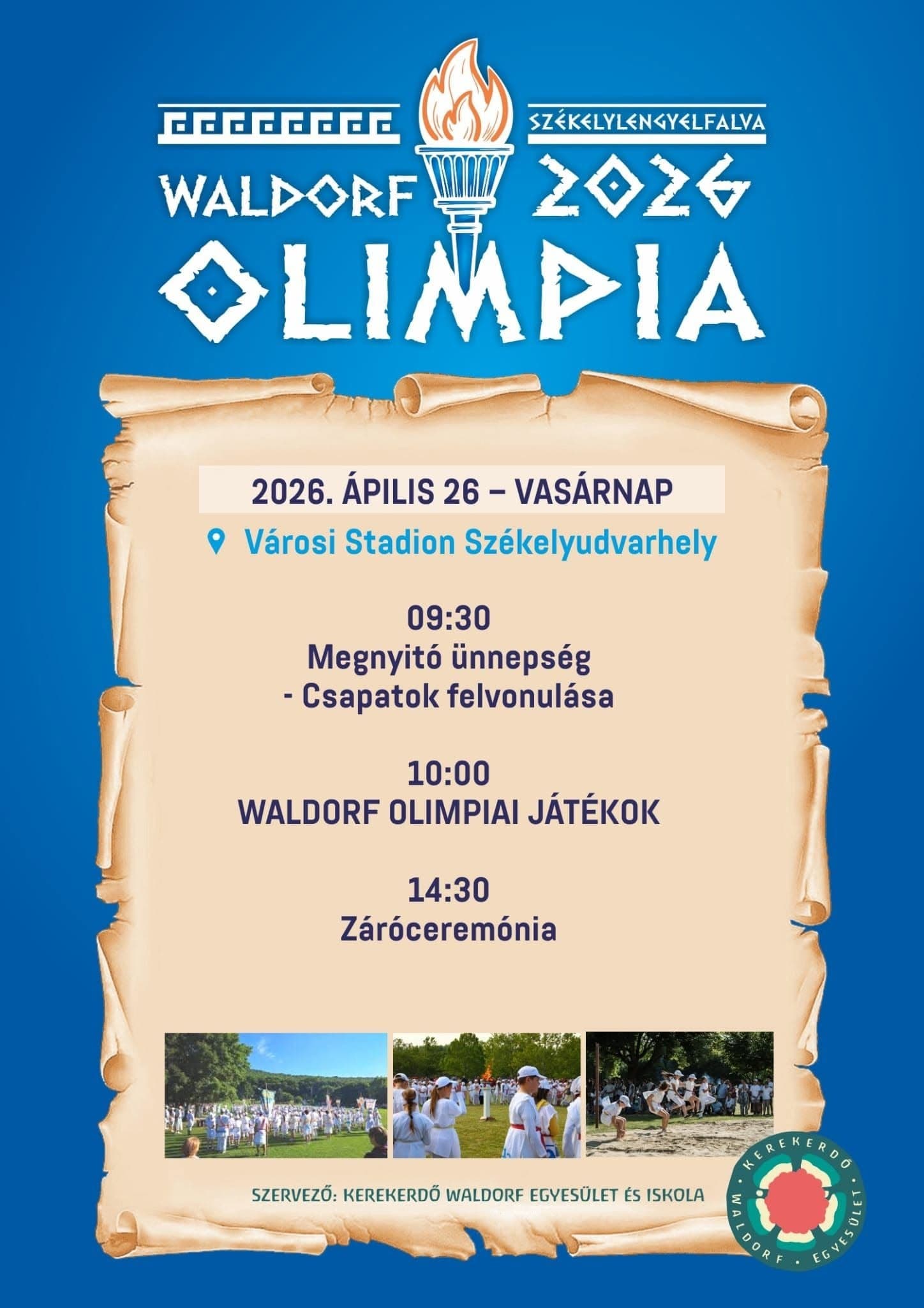 Waldorf Olimpia 2026 – esemény plakát